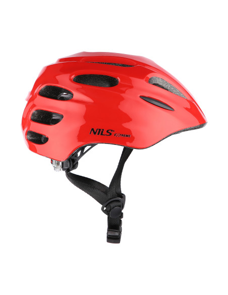 LED ШЛЕМ ЧЕРВЕН РАЗМЕР XXS (43-51 см) NILS EXTREME