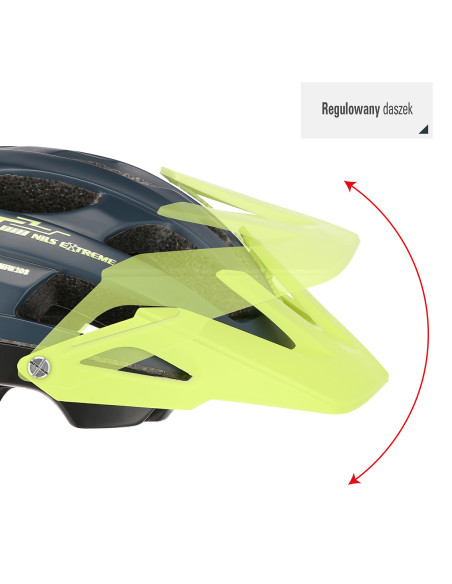 ТЪМНО СИН-ЗЕЛЕН РАЗМЕР L (59-65 СМ) КАСКА NILS EXTREME