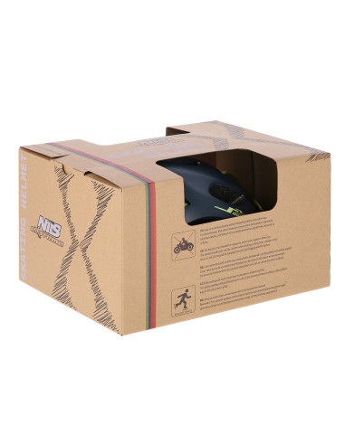 ТЪМНО СИН-ЗЕЛЕН РАЗМЕР L (59-65 СМ) КАСКА NILS EXTREME