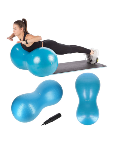 СИНЯ ГИМНАСТИЧЕСКА ТОПКА ФЪСТЪК HMS