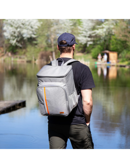 ХЛАДИЛНА ЧАНТА РАНИЦА СИВА NILS