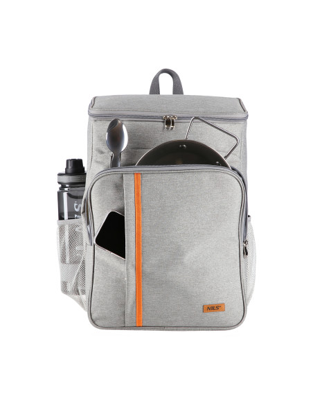 ХЛАДИЛНА ЧАНТА РАНИЦА СИВА NILS