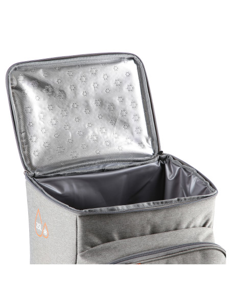 ХЛАДИЛНА ЧАНТА РАНИЦА СИВА NILS