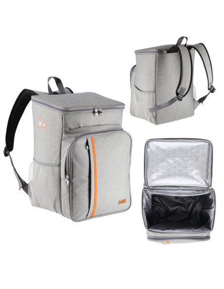 ХЛАДИЛНА ЧАНТА РАНИЦА СИВА NILS