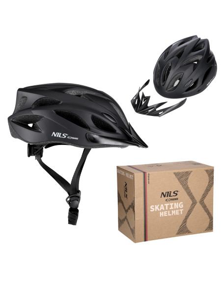 КАСКА ЧЕРНА РАЗМЕР S (50-59СМ) NILS EXTREME