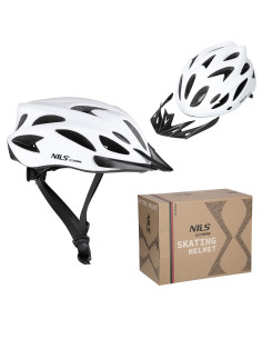 КАСКА БЯЛА РАЗМЕР S (50-59CM) NILS EXTREME