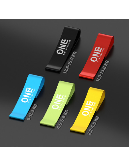 КОМПЛЕКТ05 ТЪНЪК КОМПЛЕКТ УСТОЙЧИВИ ЛЕНТИ ONE FITNESS