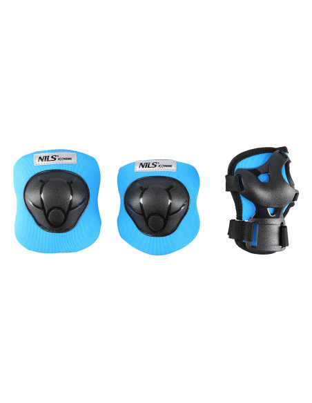 КОМПЛЕКТ С КАСКА И ПРОТЕКТОРИ СИН РАЗМЕР XS NILS EXTREME
