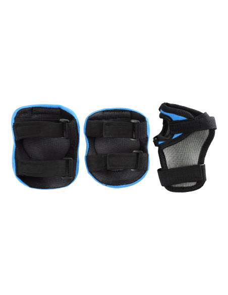 КОМПЛЕКТ С КАСКА И ПРОТЕКТОРИ СИНИ РАЗМЕР S NILS EXTREME