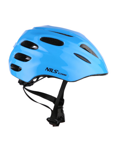 КОМПЛЕКТ С КАСКА И ПРОТЕКТОРИ СИНИ РАЗМЕР S NILS EXTREME