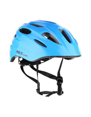 КОМПЛЕКТ С КАСКА И ПРОТЕКТОРИ СИНИ РАЗМЕР S NILS EXTREME