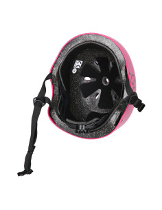 КАСКА С ПРОТЕКТОРИ КОМПЛЕКТ РОЗОВ РАЗМЕР M NILS EXTREME