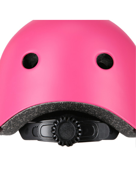 КАСКА С ПРОТЕКТОРИ КОМПЛЕКТ РОЗОВ РАЗМЕР M NILS EXTREME