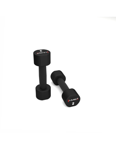 2 х 2 кг полиуретанови дъмбели TPU HMS