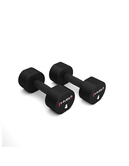 2 х 4 кг полиуретанови дъмбели TPU HMS