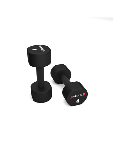2 х 4 кг полиуретанови дъмбели TPU HMS