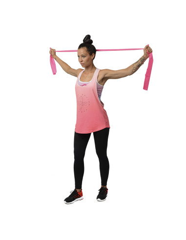 РОЗОВА ЛАНТА ЗА ПИЛАТЕС 0,7 х 120 х 1200 мм HMS