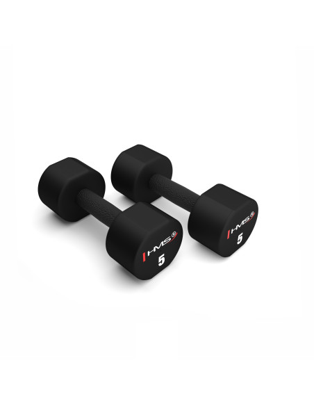 2 х 5 кг полиуретанови дъмбели TPU HMS