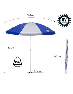 ПЛАЖЕН ЧАДЪР 180 СМ NILS CAMP