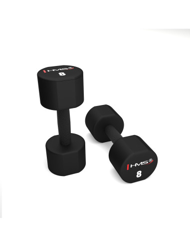 2 x 8 кг полиуретанови дъмбели TPU HMS