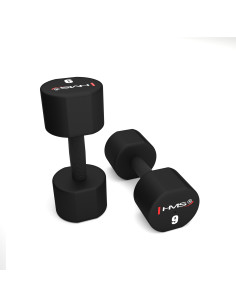 2 х 9 кг полиуретанови дъмбели TPU HMS 2