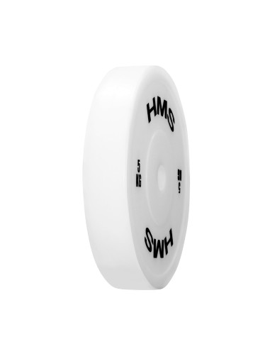 (2 X 5,0 KG) ТЕХНИЧЕСКА ОЛИМПИЙСКА ПЛОЧКА PE БЯЛА 2 X 5,0 KG HMS