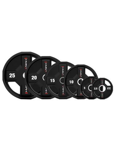 ОЛИМПИЙСКА ПЛОЧКА ЗА ТЕЖЕСТИ ПОЛИУРЕТАН CPU 5 KG HMS