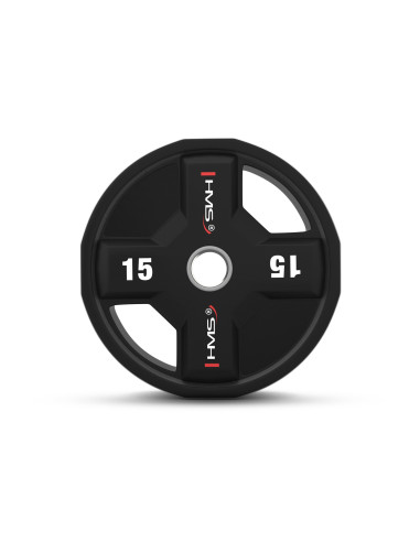 ОЛИМПИЙСКА ПЛОЧКА ЗА ТЕЖЕСТИ ПОЛИУРЕТАН CPU 15 KG HMS