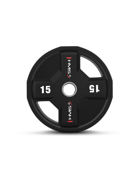 ОЛИМПИЙСКА ПЛОЧКА ЗА ТЕЖЕСТИ ПОЛИУРЕТАН CPU 15 KG HMS