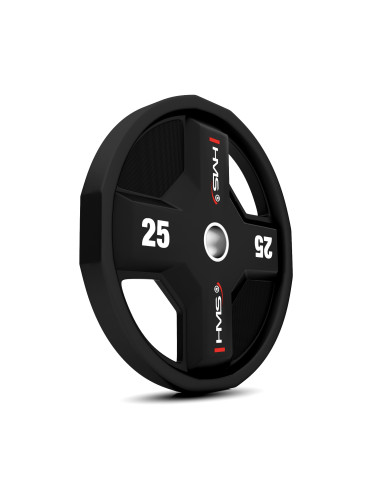 ОЛИМПИЙСКА ПЛОЧКА ЗА ТЕЖЕСТИ ПОЛИУРЕТАН CPU 25 KG HMS