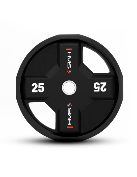 ОЛИМПИЙСКА ПЛОЧКА ЗА ТЕЖЕСТИ ПОЛИУРЕТАН CPU 25 KG HMS