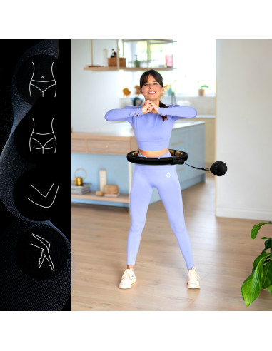 НОВ ХУЛА ХУП ЧЕРЕН/ЗЛАТЕН С МАГНИТИ, ТЕГЛО И БРОЯЧ HMS