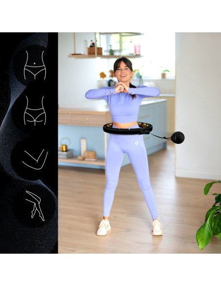 НОВ ХУЛА ХУП ЧЕРЕН/ЗЛАТЕН С МАГНИТИ, ТЕГЛО И БРОЯЧ HMS