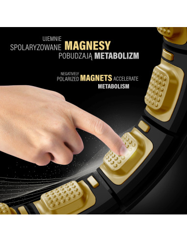 НОВ ХУЛА ХУП ЧЕРЕН/ЗЛАТЕН С МАГНИТИ, ТЕГЛО И БРОЯЧ HMS