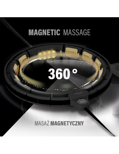 НОВ ХУЛА ХУП ЧЕРЕН/ЗЛАТЕН С МАГНИТИ, ТЕГЛО И БРОЯЧ HMS