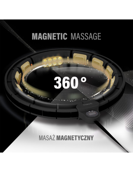 НОВ ХУЛА ХУП ЧЕРЕН/ЗЛАТЕН С МАГНИТИ, ТЕГЛО И БРОЯЧ HMS