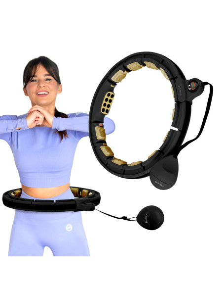 НОВ ХУЛА ХУП ЧЕРЕН/ЗЛАТЕН С МАГНИТИ, ТЕГЛО И БРОЯЧ HMS