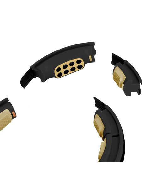 НОВ ХУЛА ХУП ЧЕРЕН/ЗЛАТЕН С МАГНИТИ, ТЕГЛО И БРОЯЧ HMS