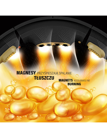 НОВ ХУЛА ХУП ЧЕРЕН/ЗЛАТЕН С МАГНИТИ, ТЕГЛО И БРОЯЧ HMS