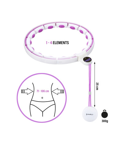 ХУЛА ХУП БЯЛ/ЛИЛАВ С МАГНИТИ, ТЕЖЕСТ И БРОЯЧ HMS