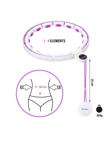 ХУЛА ХУП БЯЛ/ЛИЛАВ С МАГНИТИ, ТЕЖЕСТ И БРОЯЧ HMS