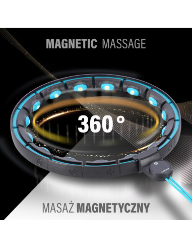 ОБЪЧЪЛ МАГНИТЕН ЧЕРЕН/ТЮРКОАЗЕН HHM17 С КОНТРА HMS + ТЪНСЪК КОЛАН BR163 ЧЕРВЕН