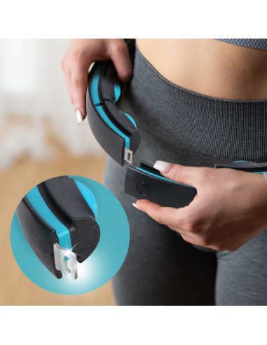 ОБЪЧЪЛ МАГНИТЕН ЧЕРЕН/ТЮРКОАЗЕН HHM17 С КОНТРА HMS + ТЪНСЪК КОЛАН BR163 ЧЕРВЕН