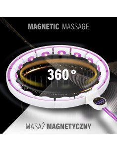 ОБЧЪЛ МАГНИТЕН БЯЛ/ВИОЛЕТОВ HHM17 С КОНТРОЛ HMS + ТЪНСЪК КОЛАН BR163 ЧЕРЕН