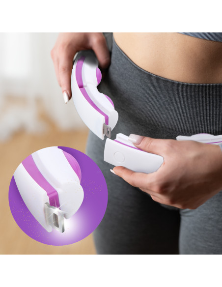 ОБЧЪЛ МАГНИТЕН БЯЛ/ВИОЛЕТОВ HHM17 С КОНТРОЛ HMS + ТЪНСЪК КОЛАН BR163 ЧЕРЕН