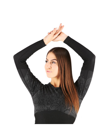 ФУНКЦИОНАЛНА РИЗА ЧЕРНА ДАМСКА С/М РОЗОВА НИЛС