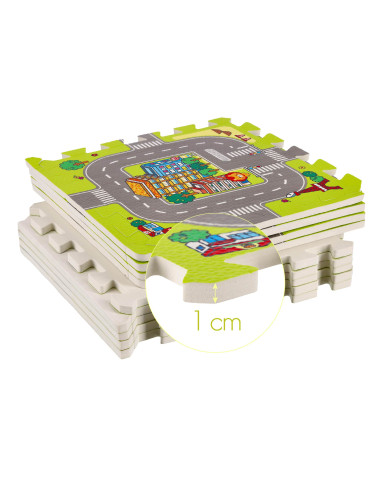 ДЕТСКИ ПЪЗЕЛ ПЪЗЕЛ КОЛИ 9 ЧАСТИ 90×90 СМ NILS FUN