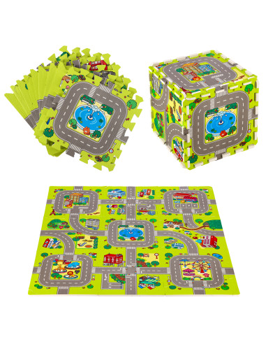 ДЕТСКИ ПЪЗЕЛ ПЪЗЕЛ КОЛИ 9 ЧАСТИ 90×90 СМ NILS FUN