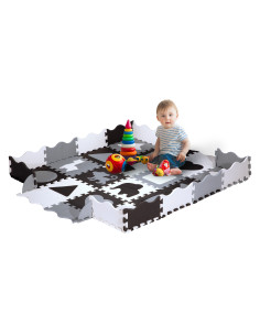 ДЕТСКА ПЪЗЕЛ ПЪЗЕЛ ПЪЗЕЛ СИВА 36 ЧАСТИ 140×140 СМ NILS FUN