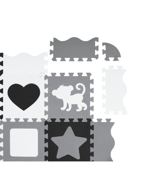 ДЕТСКА ПЪЗЕЛ ПЪЗЕЛ ПЪЗЕЛ СИВА 36 ЧАСТИ 140×140 СМ NILS FUN